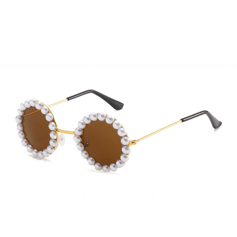 Wholesale PC Sticky Pearl Kids Sunglasses
